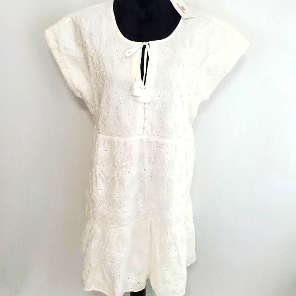 Vineyard Vines White Dress (D345)